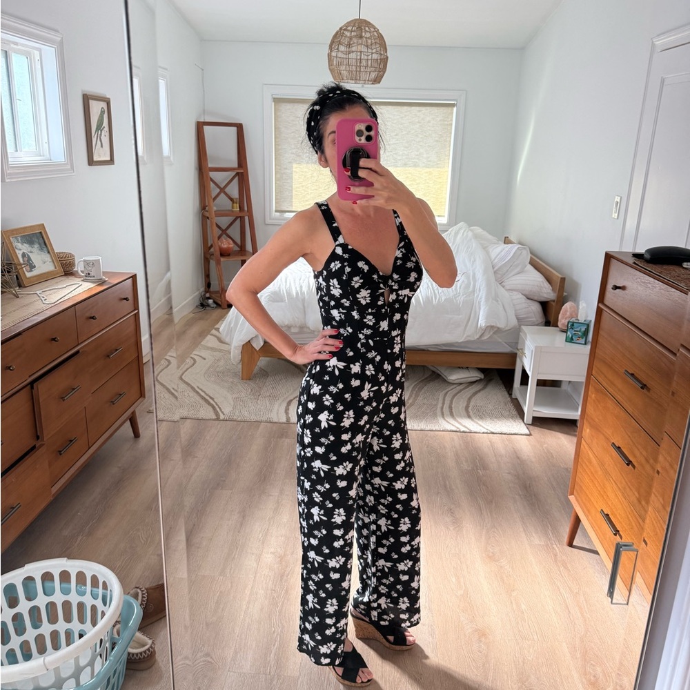 ROW A Nordstrom Black and White Jumpsuit Size Small